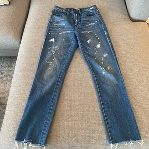 Madewell High Rise Slim Boyjeans: Painter Edition